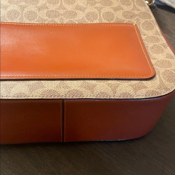Coach Brown and Tan Crossbody Bag - Picture 13 of 15